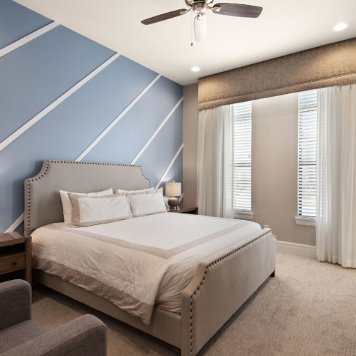 custom bedroom by luxury home builder McNally
