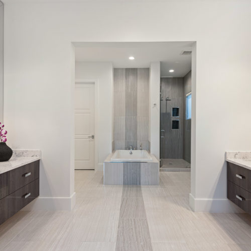 bathroom at luxury home by McNally Construction Group