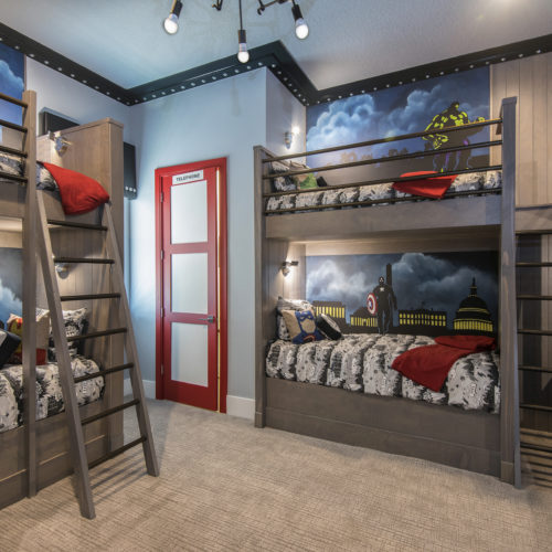 kids room by luxury builder McNally Construction