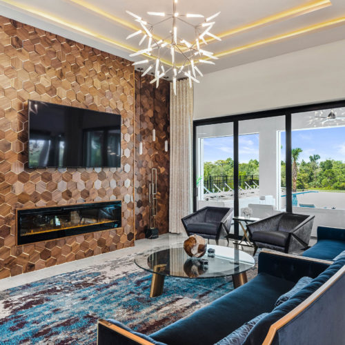 Custom Living Room Luxury McNally Construction Orlando Reunion