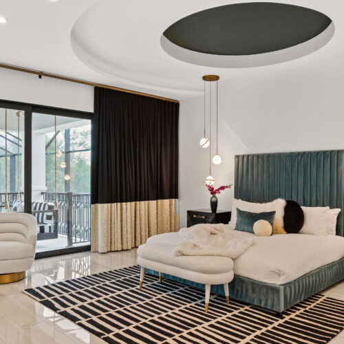 Luxury Bedroom by Custom Homebuilder McNally Construction
